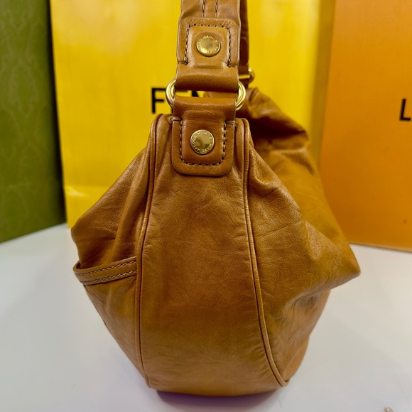 🌸 Marc by Marc Jacobs 🌸 Tab Boho Leather Hobo Shoulder Bag - Picture 3 of 8